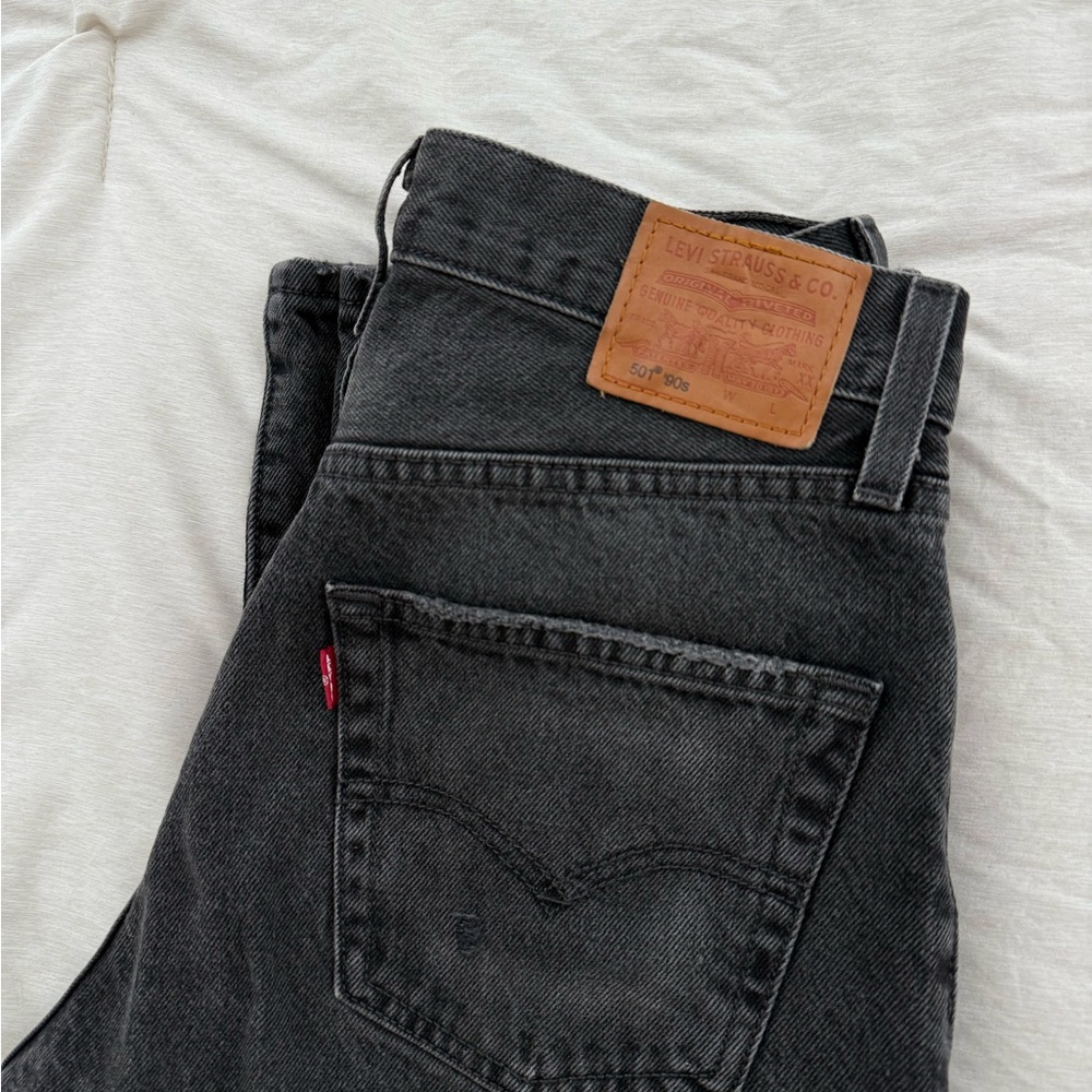 Levi's Charcoal Straight Leg Jeans